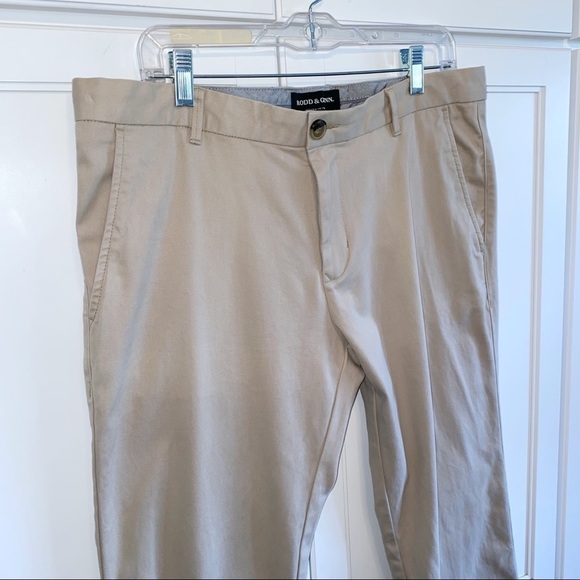 Rodd & Gunn Fenwick Custom Straight Leg Chino Tan Sz 34x30 - Picture 9 of 16